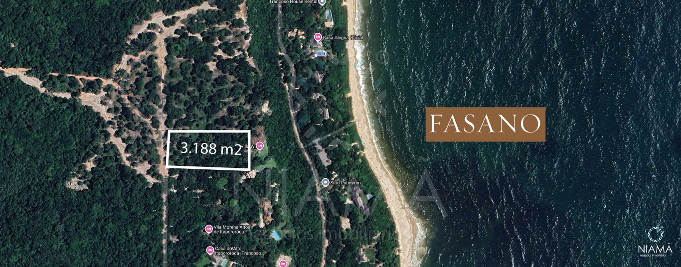 terrenos a venda vista mar fasano condominio itapororoca trancoso